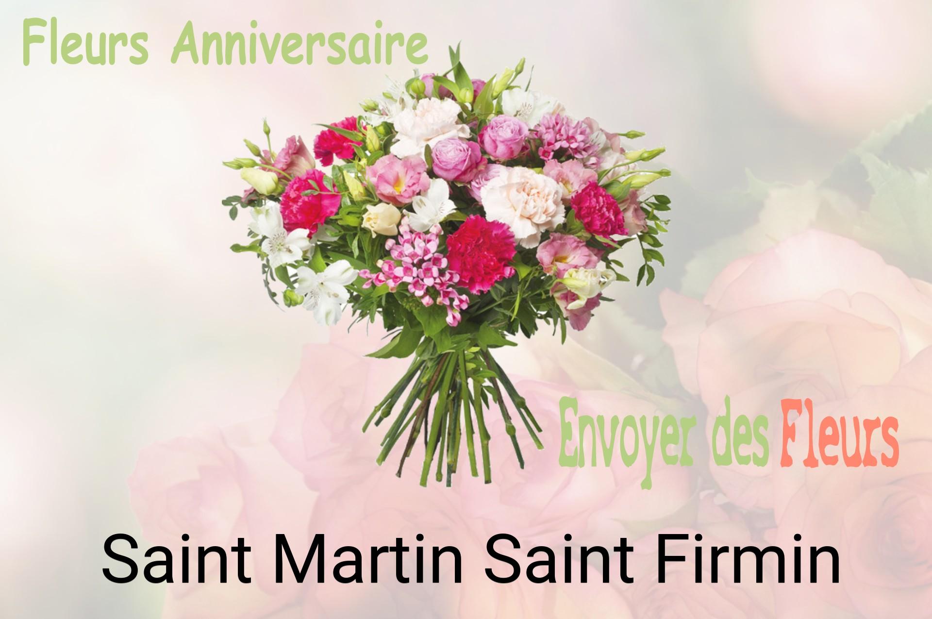 Bouquet de fleurs d’anniversaire livré à Saint-Martin-Saint-Firmin