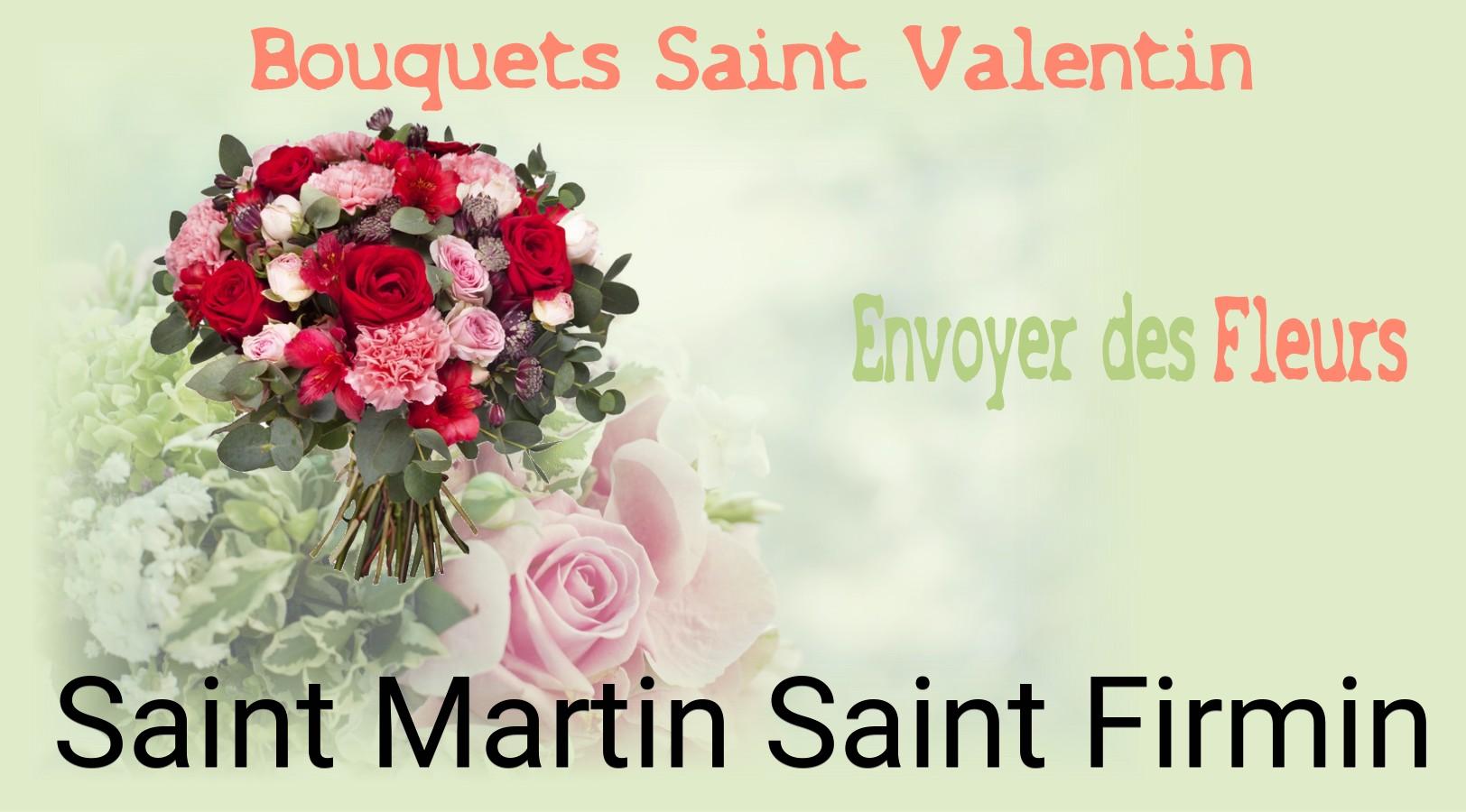 Roses de Saint-Valentin livrées à Saint-Martin-Saint-Firmin